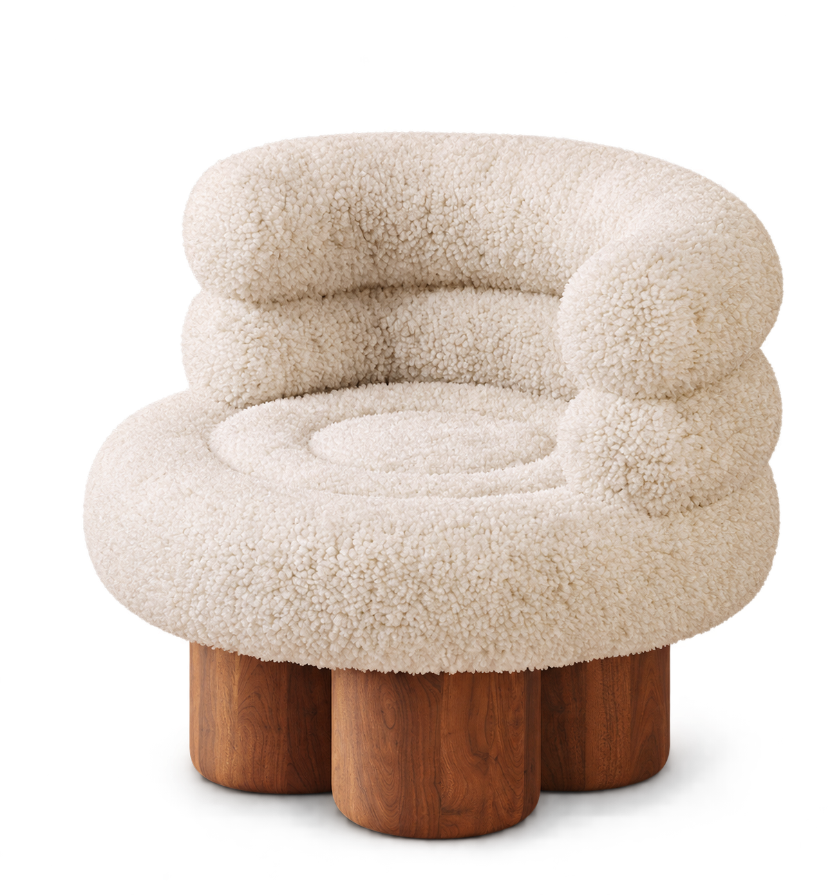 Original JUBZD837 Teddy Fabric Lounge Chair product cutout