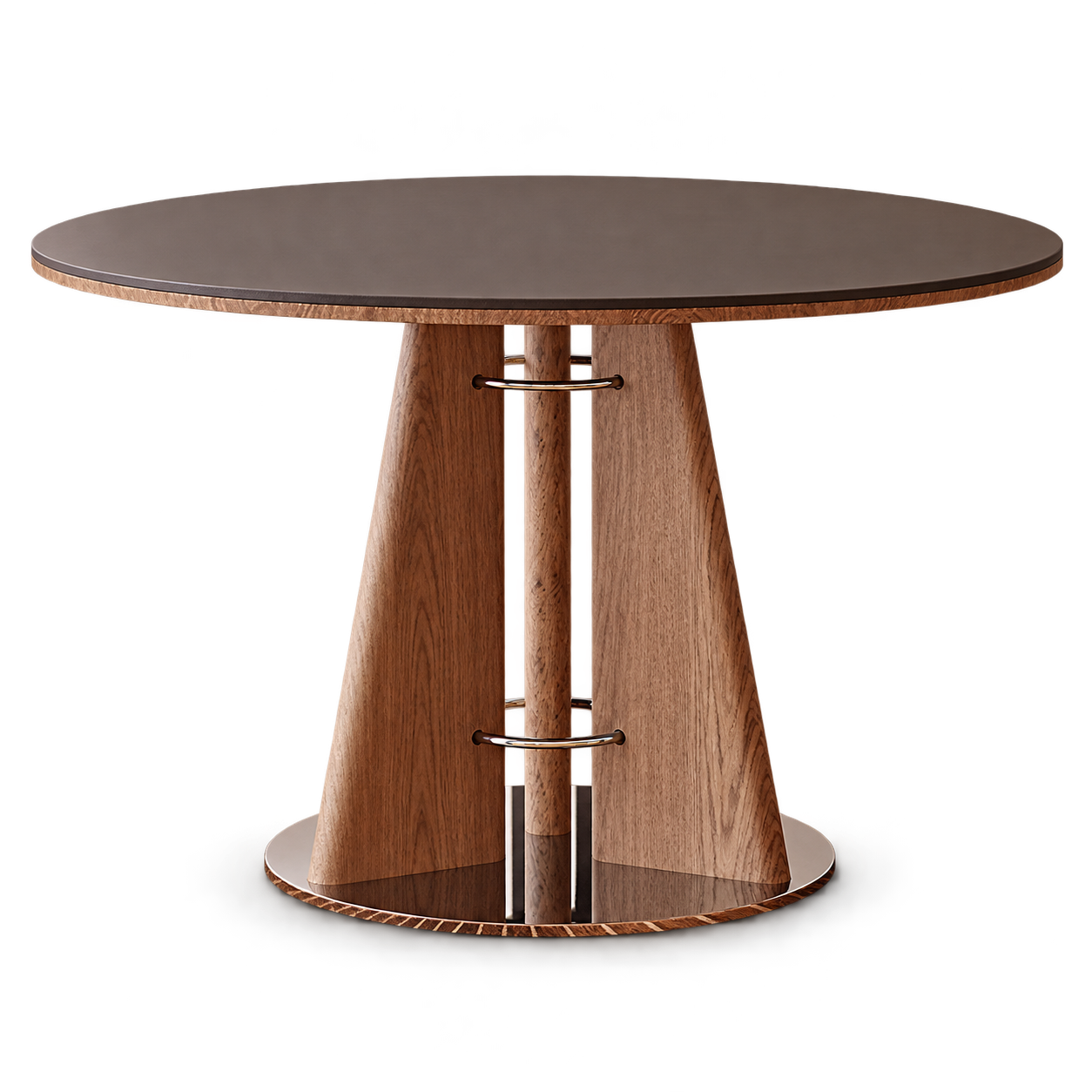 JULQMCZ1089 Black Stone Dining Table original product view