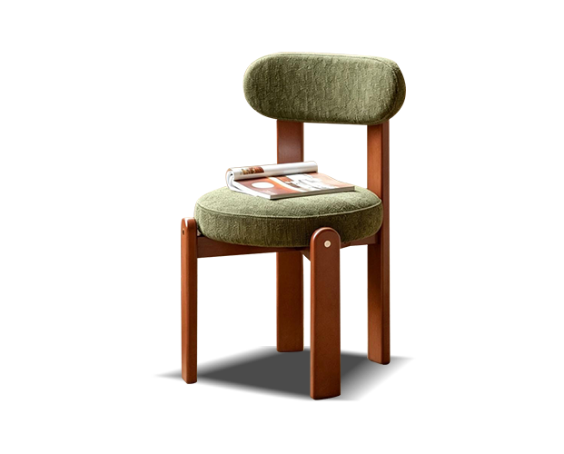 JULQMCZ037 Upholstered Oak Dining Chair original product view
