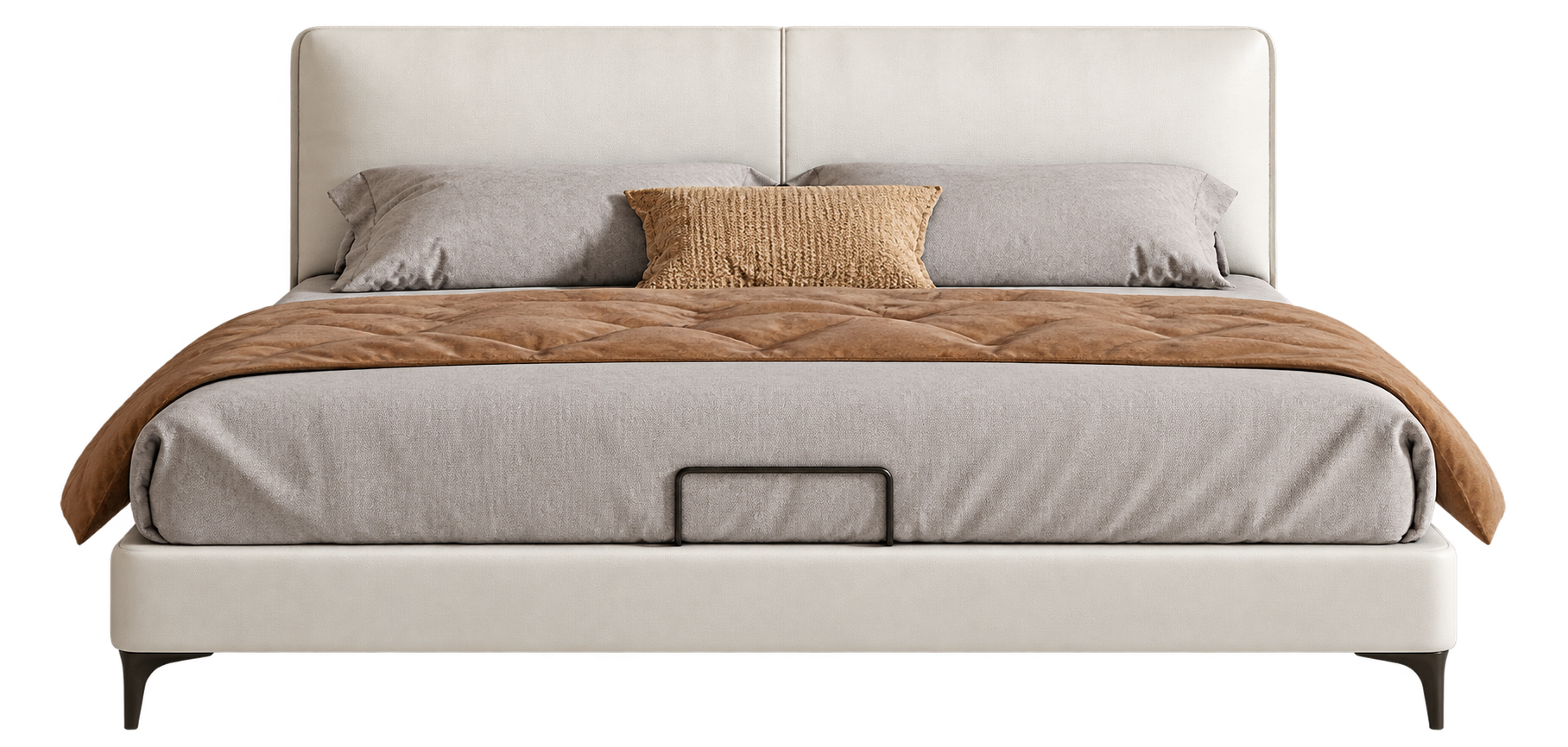 JUXL1082 Eco Leather Panel Bed original product view