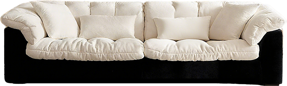 JUXMQ1148 Pillow-Soft Fabric Sofa