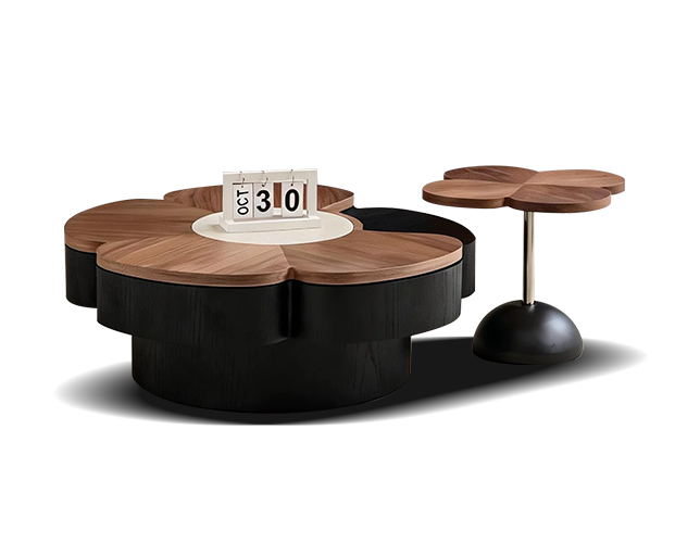 JURM412 Flower-Form Coffee Table Combination